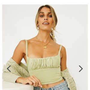 ISO!!!! Verge Girl Sage Green Top in 8 or 10